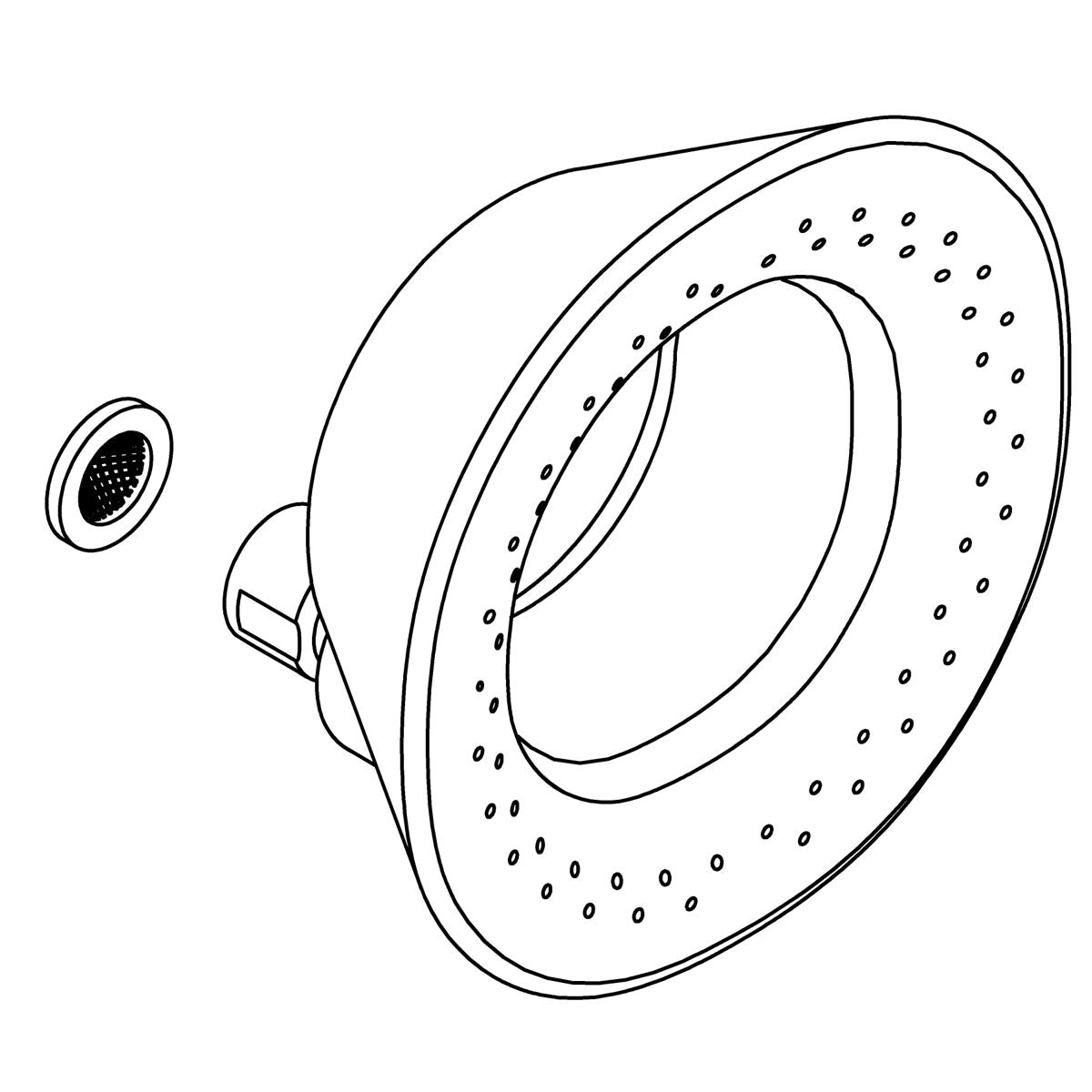 KOHLER Assembly, Showerhead 2.50 Gpm - Vibrant Brushed Nickel, K-1387514-BN