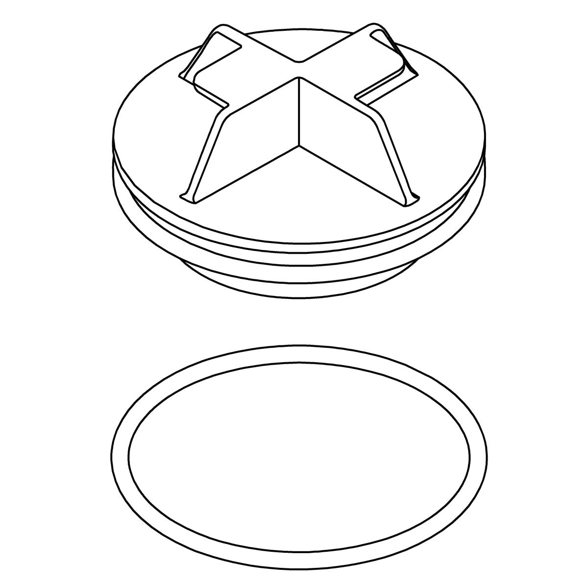 KOHLER Manual Piston Cover Assembly, K-1388302