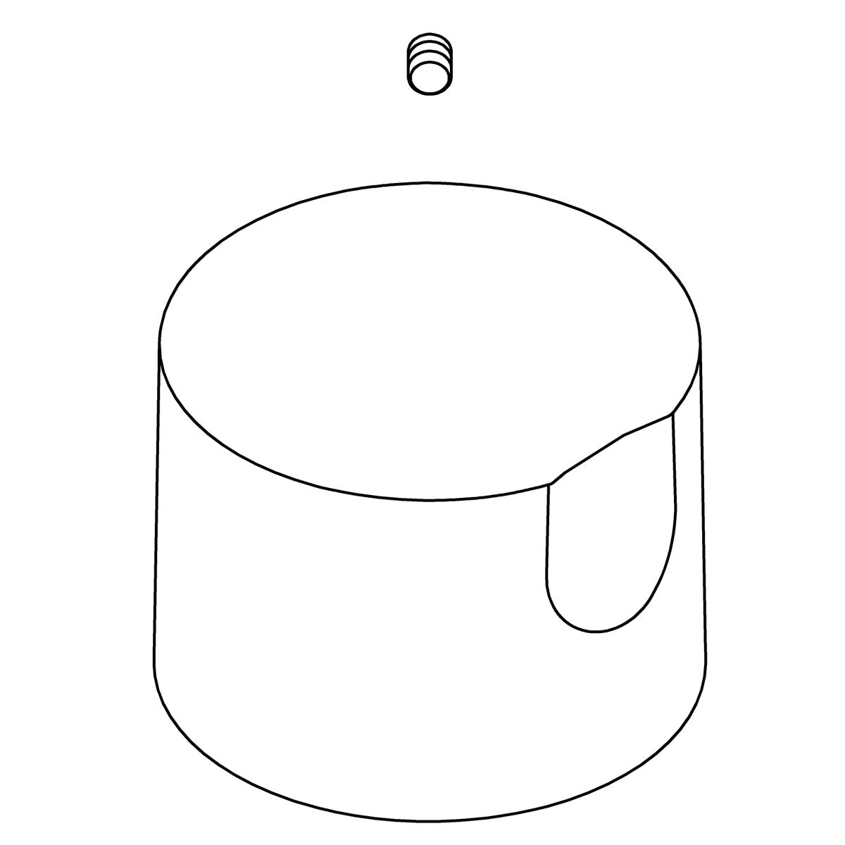 KOHLER Manual Cover Assembly - Polished Chrome, K-1388307-CP
