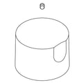 KOHLER Manual Cover Assembly - Polished Chrome, K-1388310-CP