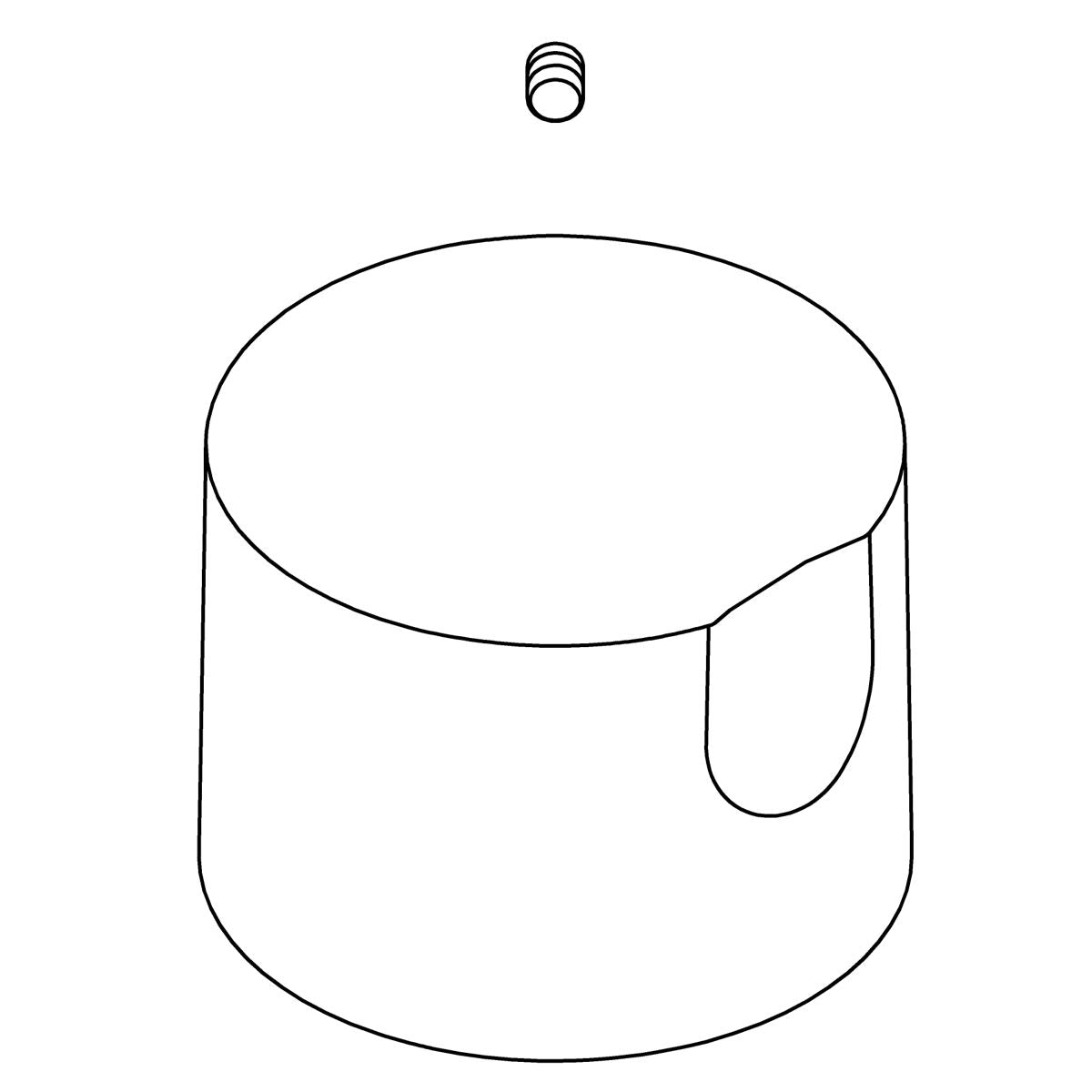 KOHLER Manual Cover Assembly - Polished Chrome, K-1388310-CP