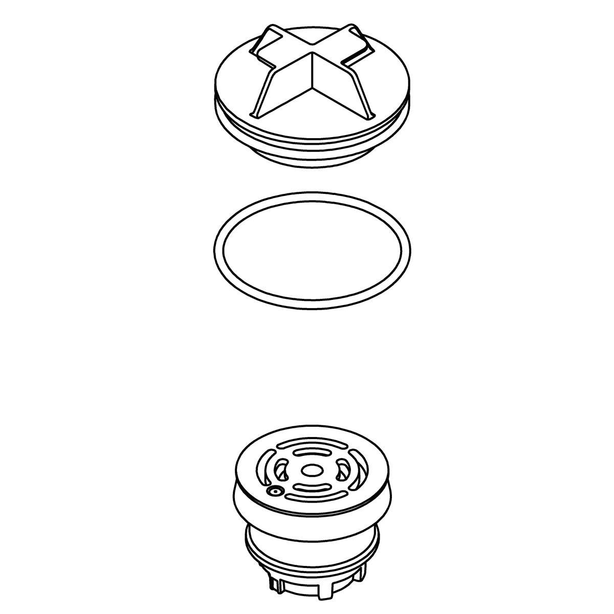 KOHLER Piston Service Kit, 0.5 Gpf Manual Ufv, K-1388747