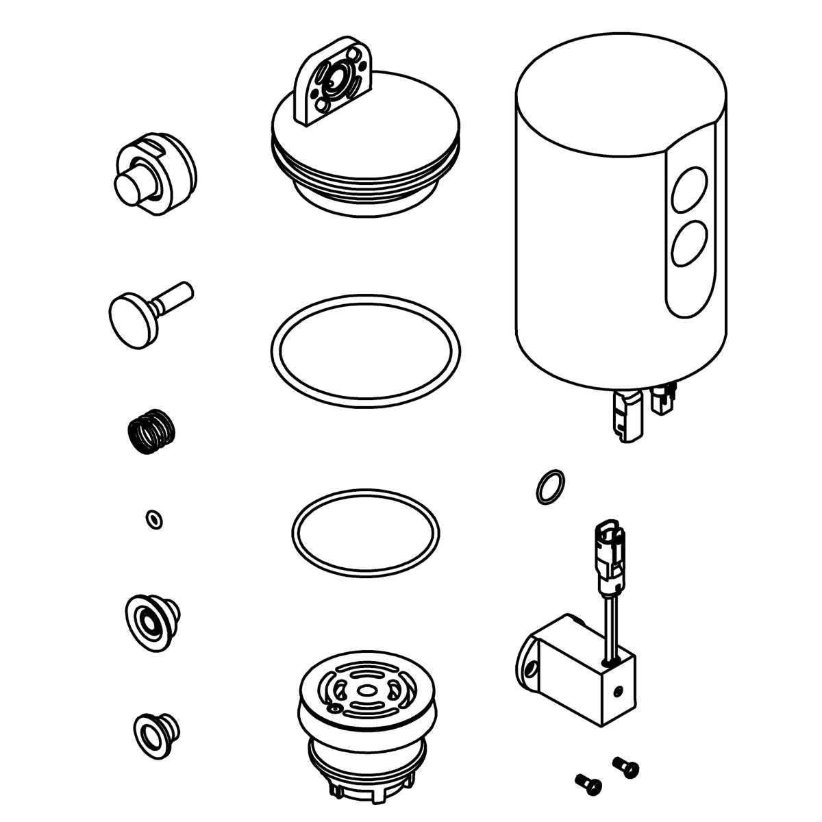 KOHLER Tripoint Fv Service Kit, 1.0 Gpf - Polished Chrome, K-1388855-CP