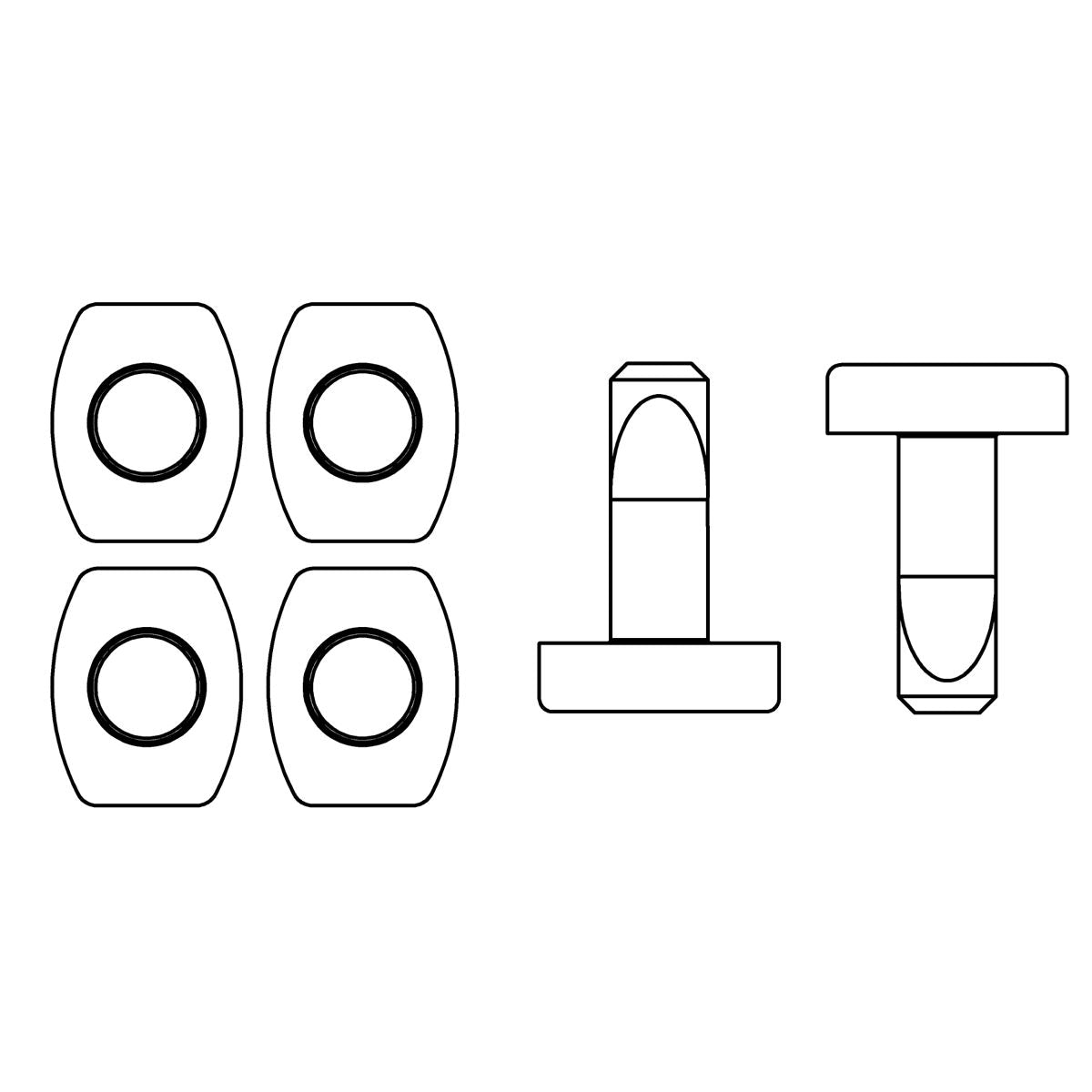 KOHLER Connector & Spacer Kit - Vibrant Brushed Nickel, K-1389011-BN