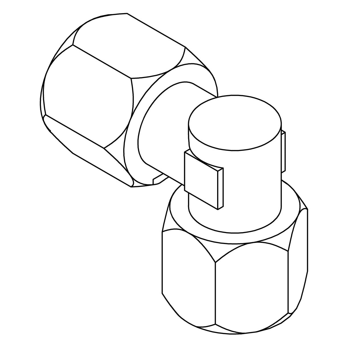 KOHLER Adapter, Tank 3/8" Comprresor, K-1389127