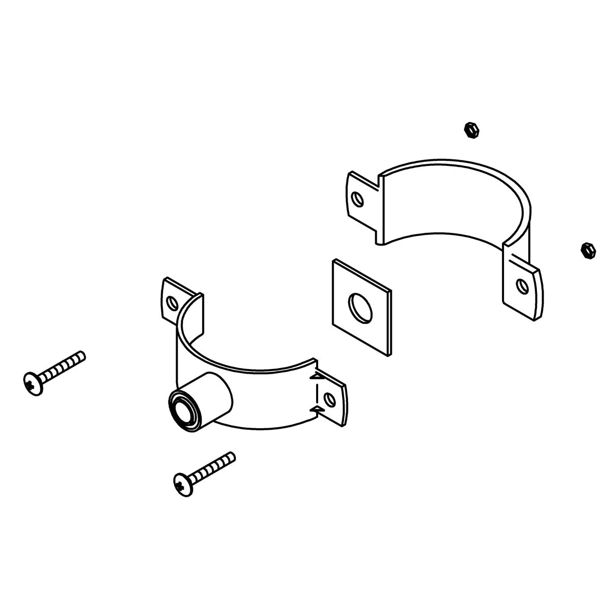 KOHLER Assembly, Drain Saddle, K-1389129