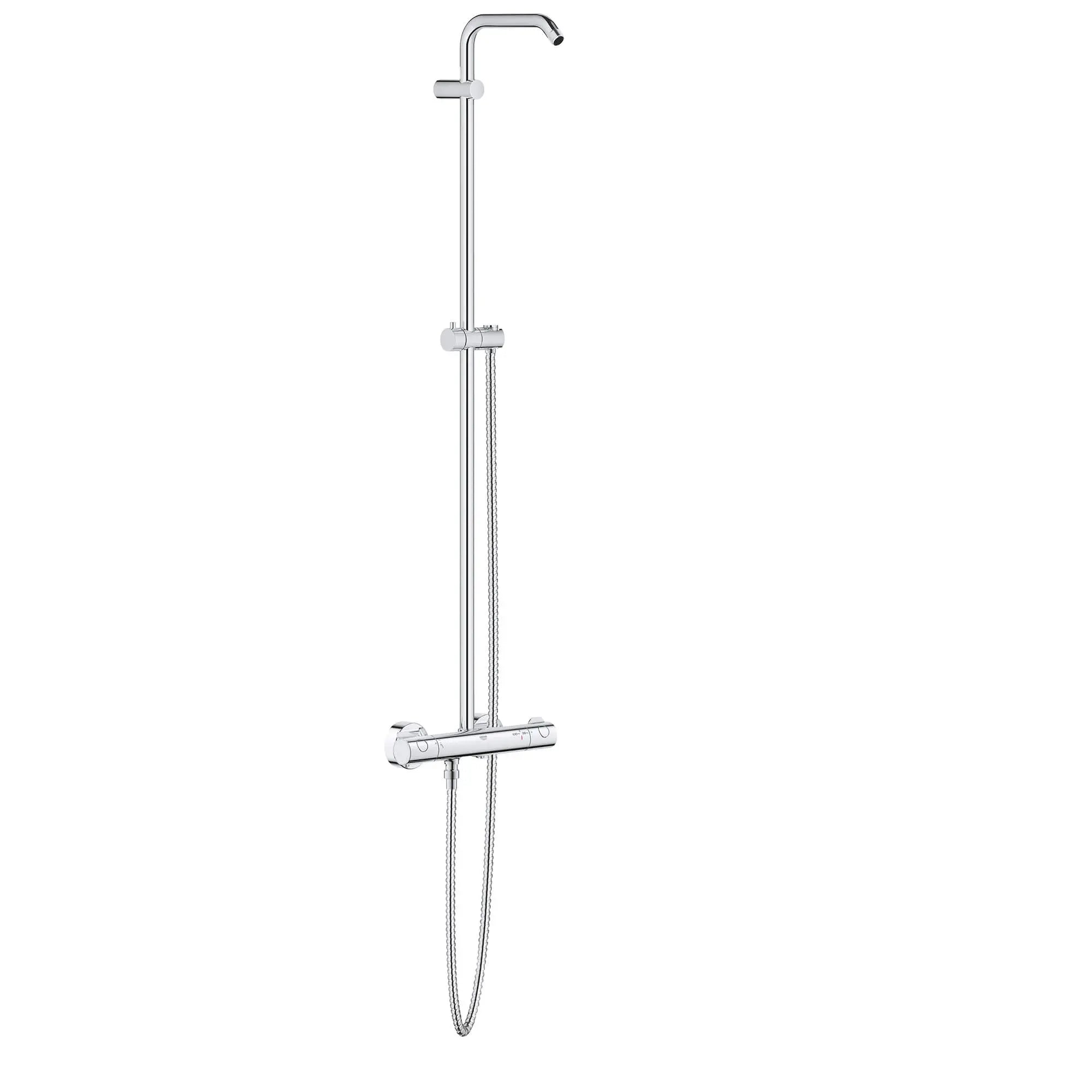GROHE 26421000 Tempesta Thermostatic Shower System, - Chrome