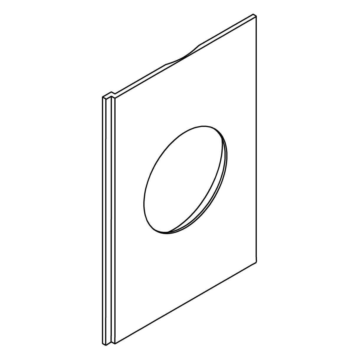 KOHLER Trim Plate - Brushed Rose Gold, K-1391725-BRD