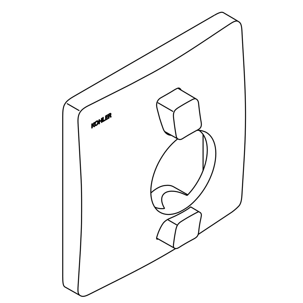KOHLER Assembly, Escutcheon - Polished Chrome, K-1391950-CP