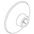 KOHLER Shower Arm Flange - Polished Chrome, K-1391970-CP