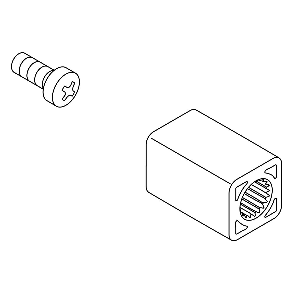 KOHLER Hardware Kit, Push Button Valve, K-1393861