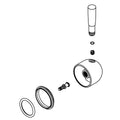 KOHLER Service Kit,Handle Assembly - Vibrant Stainless, K-1393955-VS