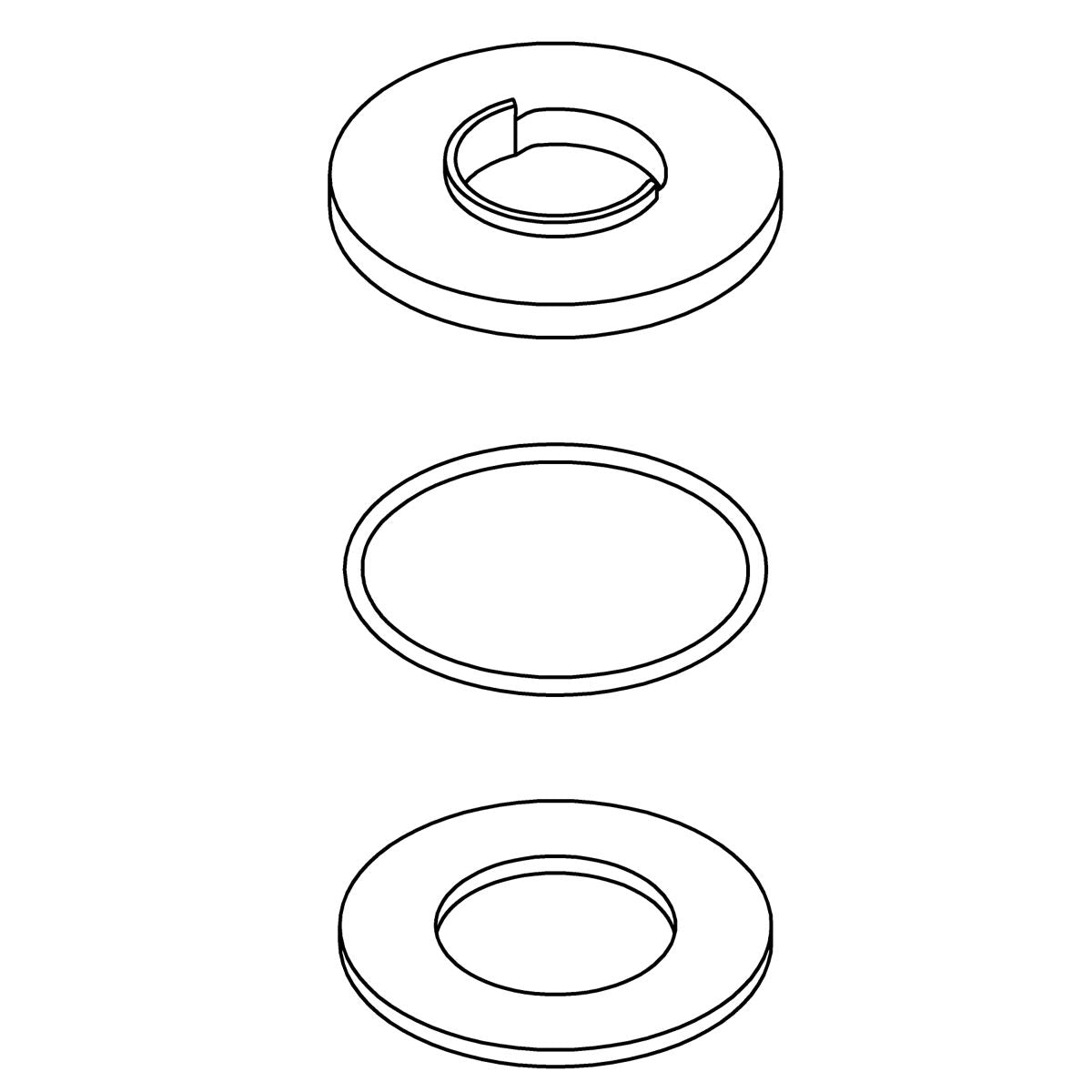 KOHLER Single Hole Escutcheon Kit - Vibrant Brushed Nickel, K-1394616-BN