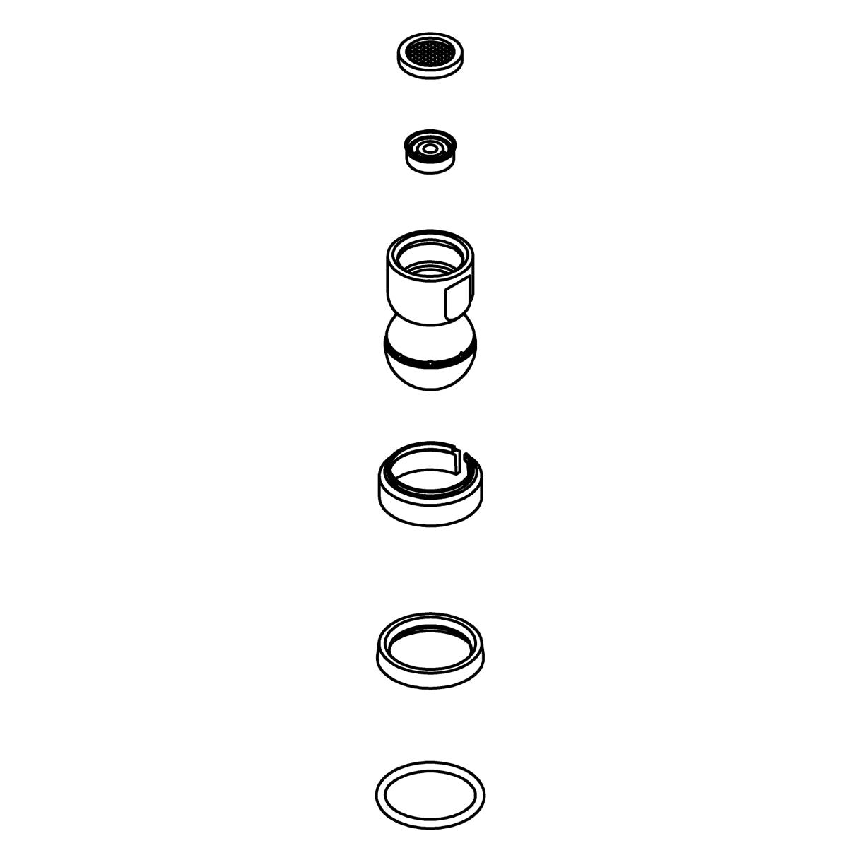 KOHLER Ball Joint Kit - Polished Chrome, K-1396162-CP