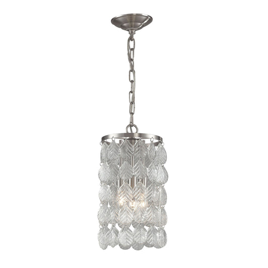 ELK STUDIO 140-001 Drayton 7'' Wide 3-Light Mini Pendant - Clear