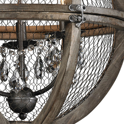 ELK SIGNATURE 140-007 Renaissance Invention 18'' Wide 3-Light Pendant - Weathered Zinc