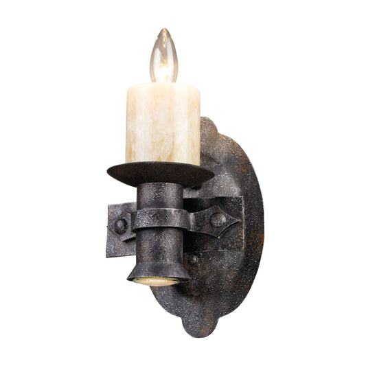 ELK SHOWROOM 14000/1+1 Cambridge 12'' High 1-Light Sconce - Moonlit Rust