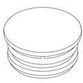 KOHLER Slidebar Cap - Vibrant Brushed Moderne Brass, K-1400046-2MB