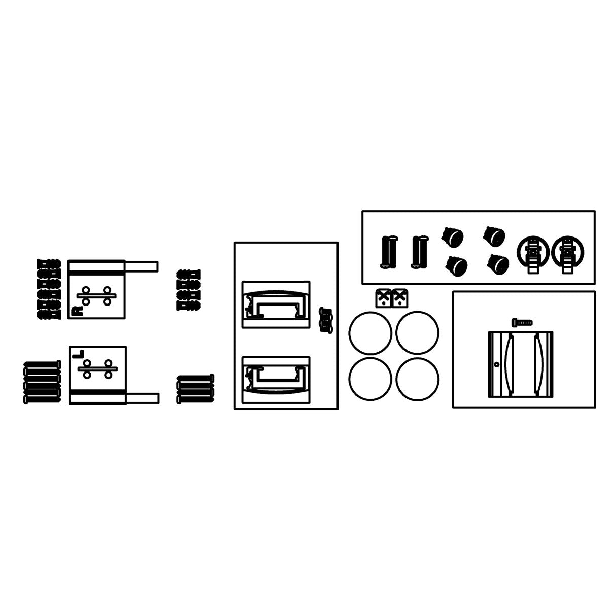 KOHLER Hardware Kit - Vibrant Brushed Nickel, K-1406020-BN