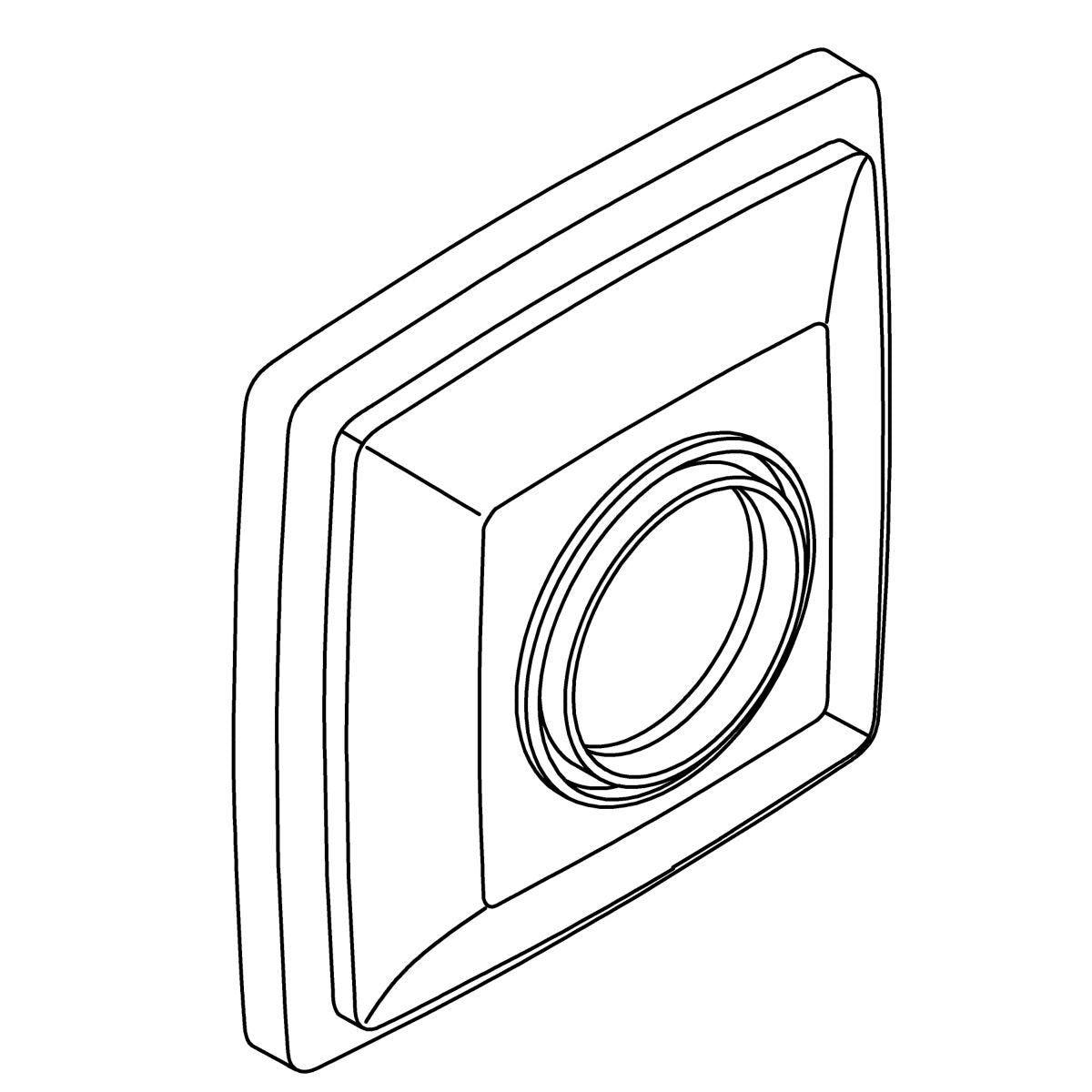 KOHLER Escutcheon , Transfer - Matte Black, K-1406942-BL