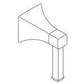 KOHLER Handle Assembly, Transfer Valve - Matte Black, K-1406950-BL