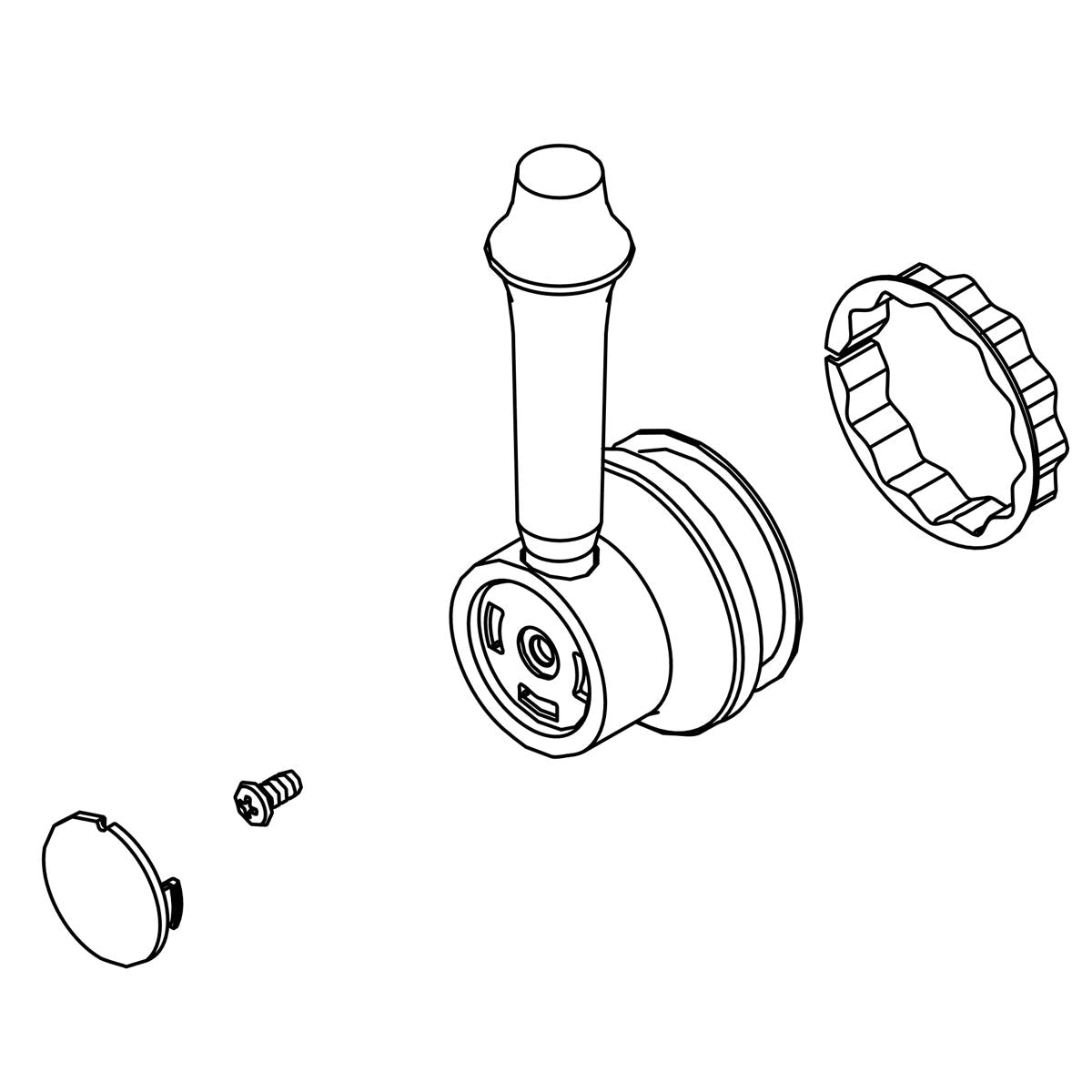 KOHLER Handle Assembly Kit - Vibrant Stainless, K-1407347-VS