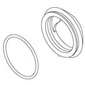 KOHLER Bonnet Kit - Vibrant Brushed Moderne Brass, K-1407872-2MB
