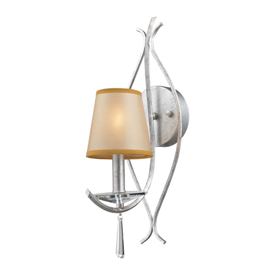 ELK SHOWROOM 14080/1 Clarendon 1-Light Sconce in Silver, Shade included