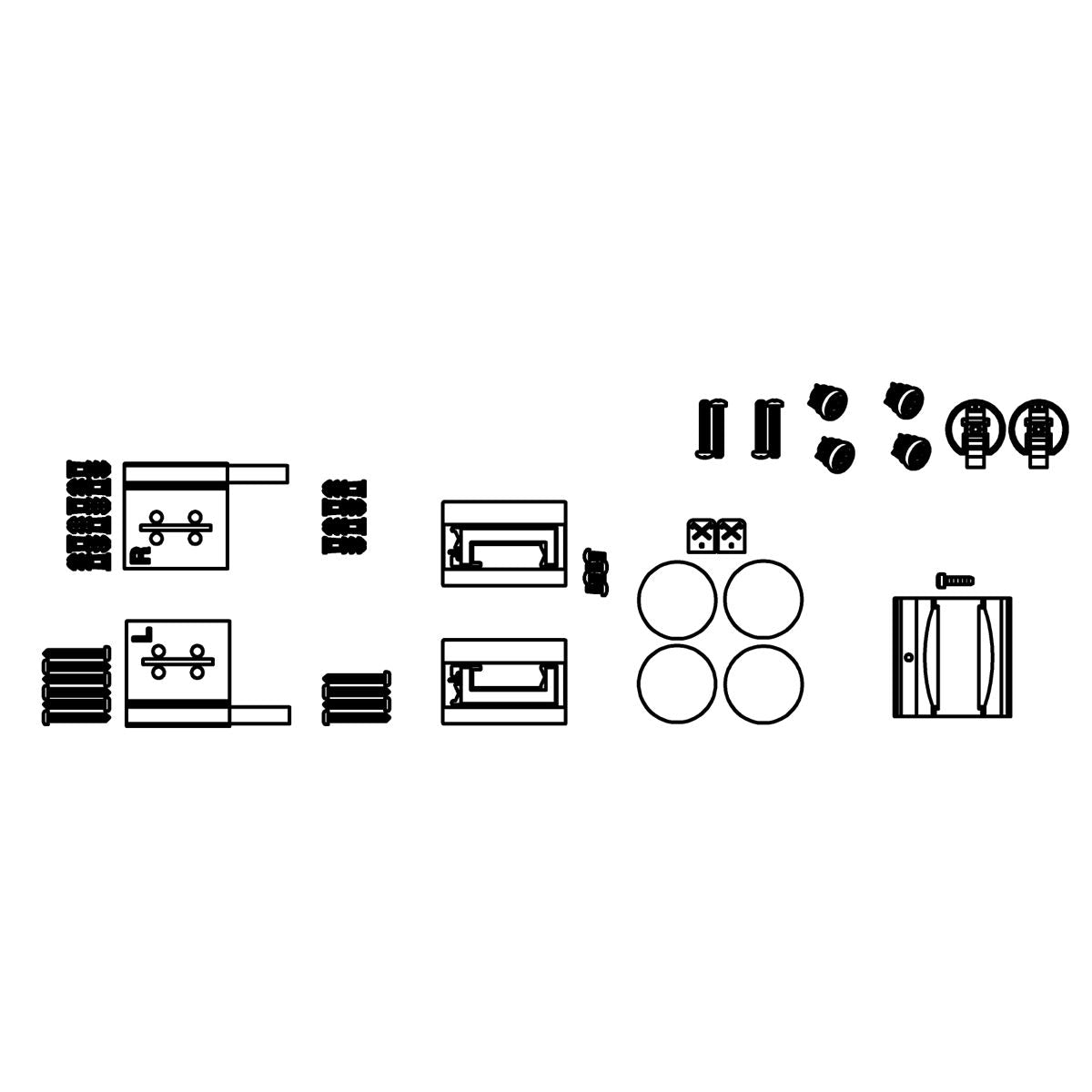 KOHLER Hardware Kit - Vibrant Brushed Nickel, K-1408352-BN