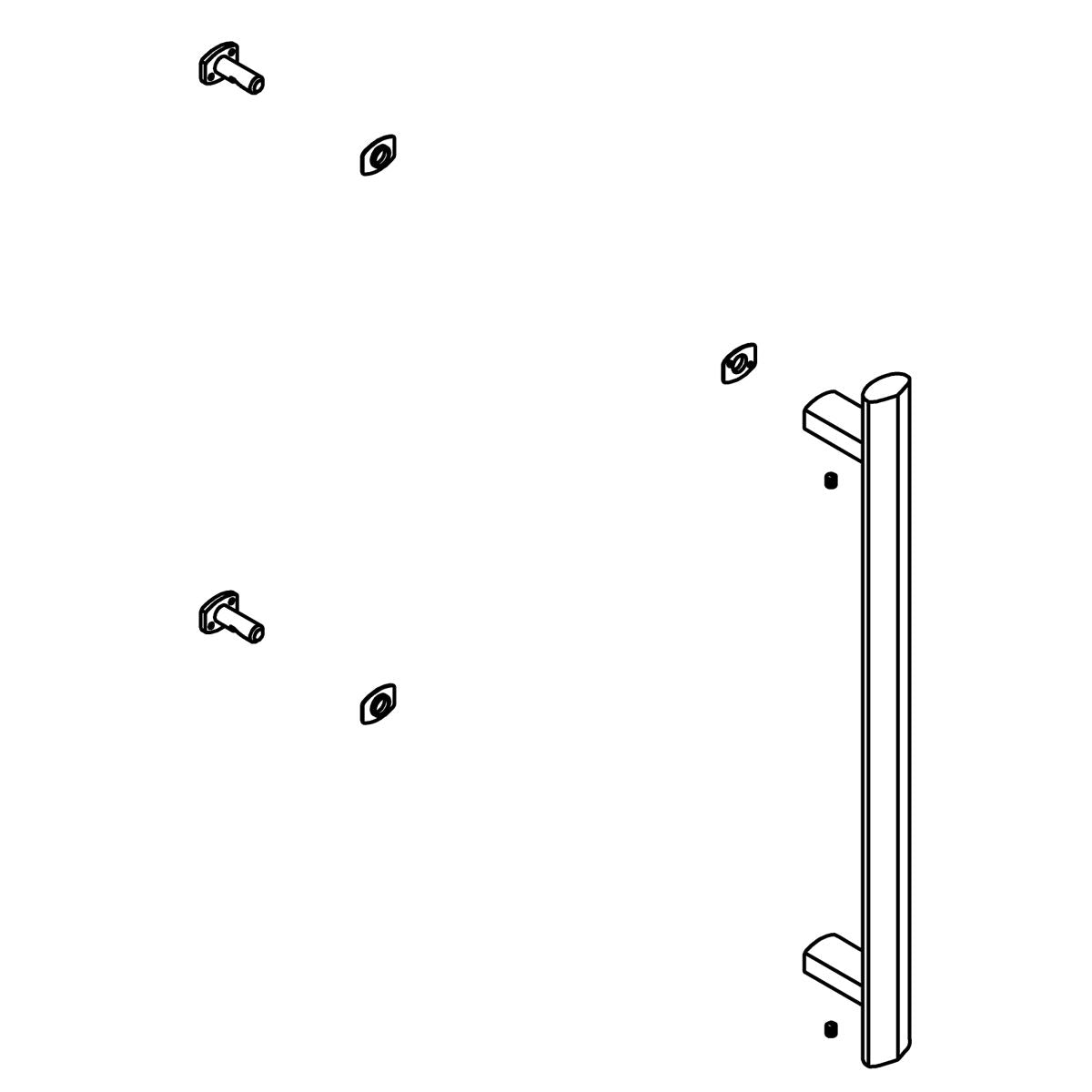KOHLER Handle Kit - Anodized Brushed Nickel, K-1409052-BNK