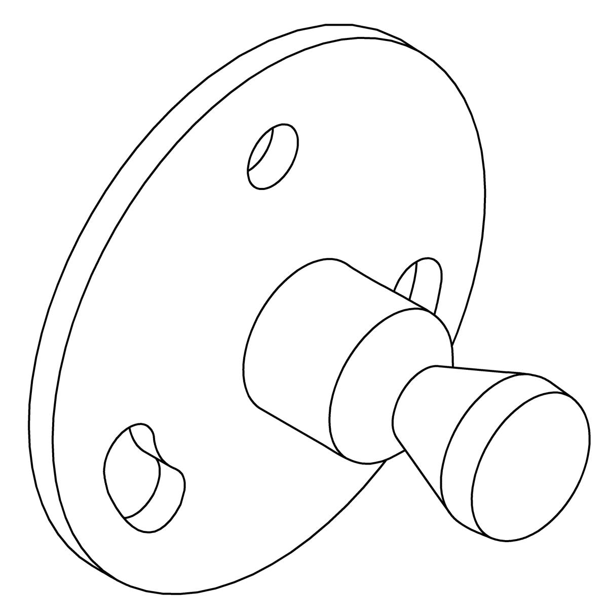 KOHLER Plate, Wall Mount, Grab Bar, K-1409548
