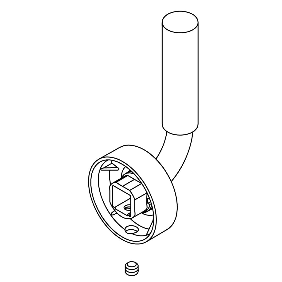 KOHLER Handle Kit - Vibrant Brushed Moderne Brass, K-1409942-2MB