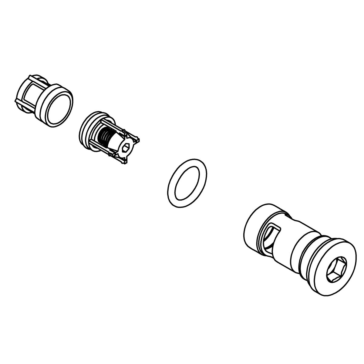 KOHLER Hot Check Valve Assembly Kit, K-1411260