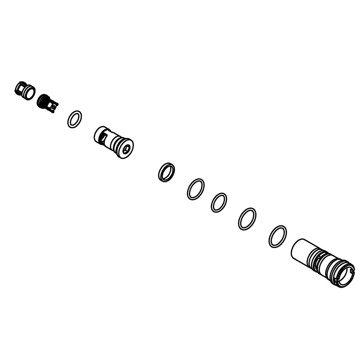 KOHLER Hot Service Stop Assembly Kit, K-1411262
