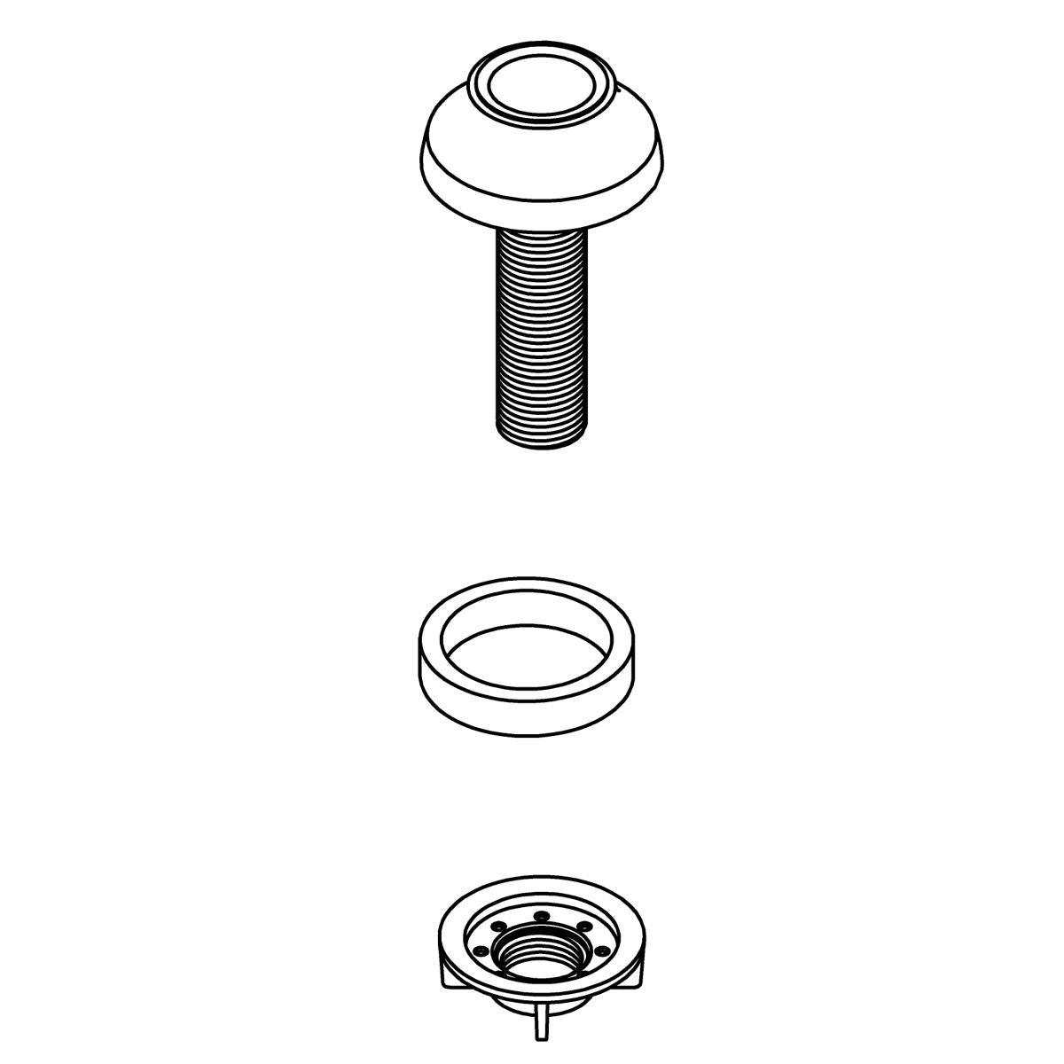 KOHLER Spray Holder Kit - Vibrant Stainless, K-1412560-VS