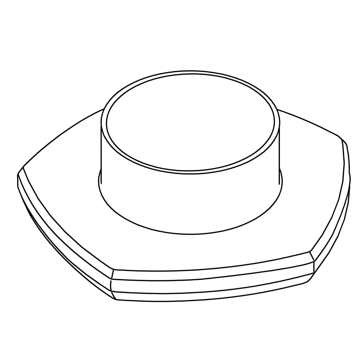 KOHLER Escutcheon - Vibrant Polished Nickel, K-1414187-SN