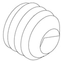 KOHLER Set Screw, 5/16-18 Unc X 0.257, K-1415045