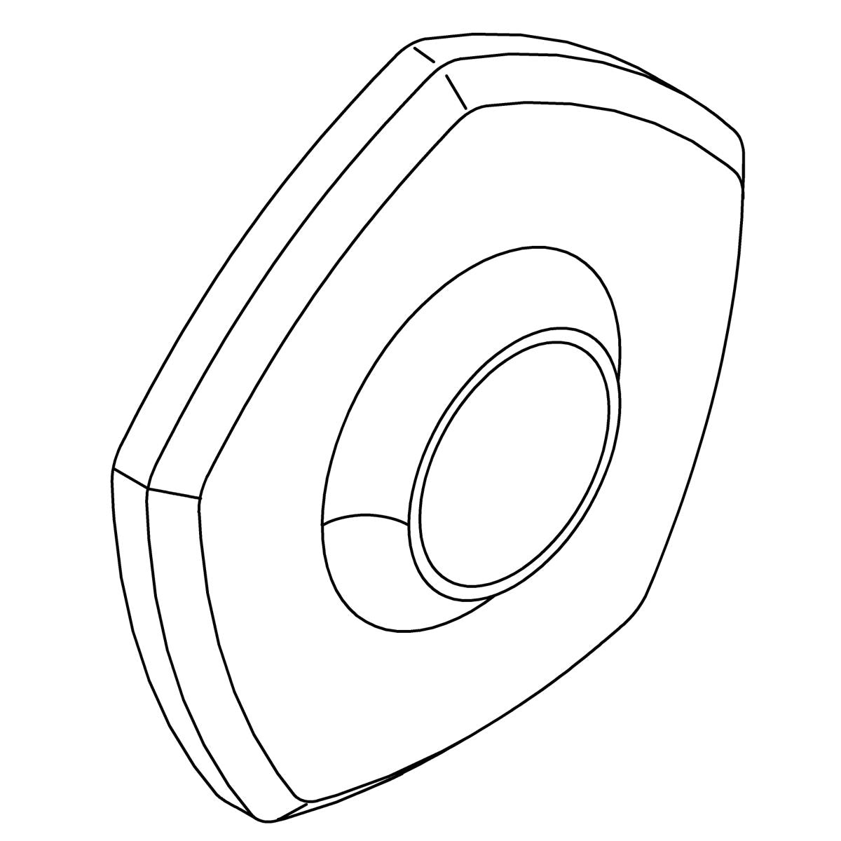 KOHLER Slide Bar Escutcheon - Vibrant Brushed Moderne Brass, K-1416026-2MB