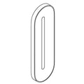 KOHLER Vichy Escutcheon_G 1.75Gpm - Vibrant Brushed Moderne Brass, K-1416710-2MB