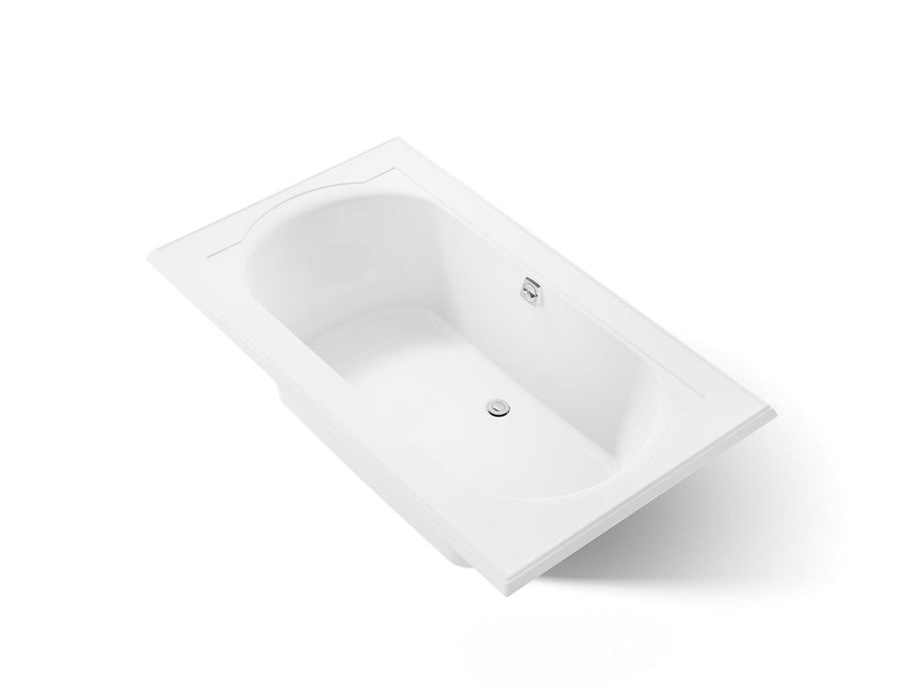 KOHLER K-1417-0 Memoirs 72" X 42" Drop-In Bath - White