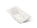 KOHLER K-1418-AH-96 Memoirs 72" X 42" Drop-In Effervescence Whirlpool Bath - Biscuit