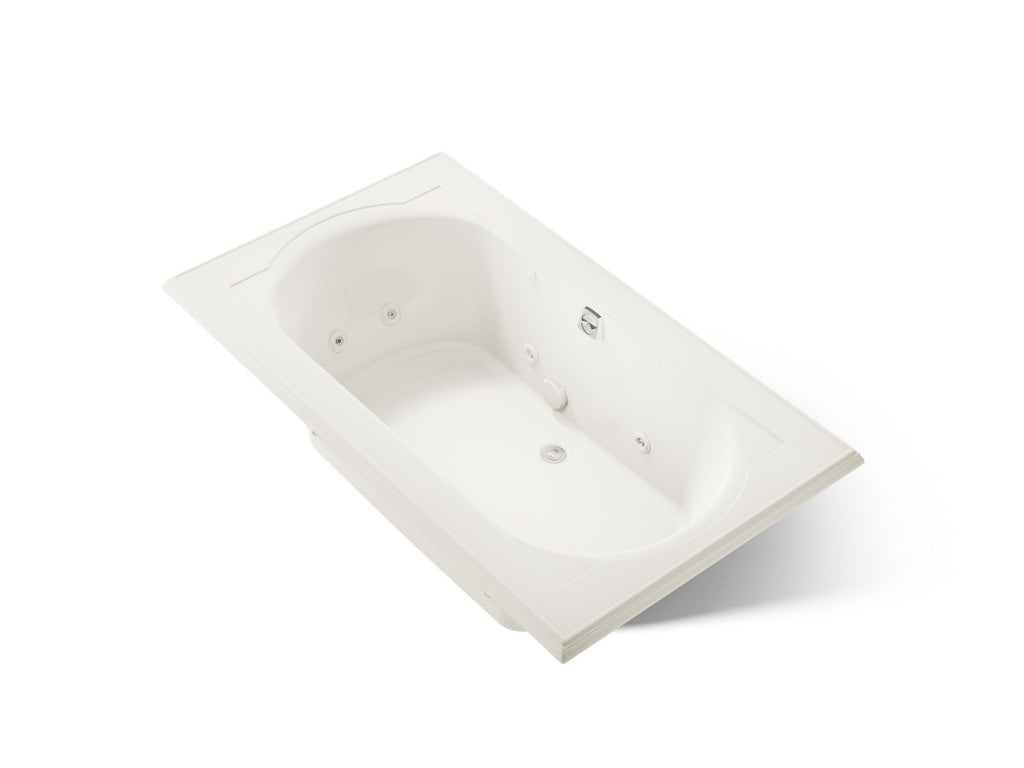 KOHLER K-1418-JH-96 Memoirs 72" X 42" Drop-In Whirlpool Bath - Biscuit