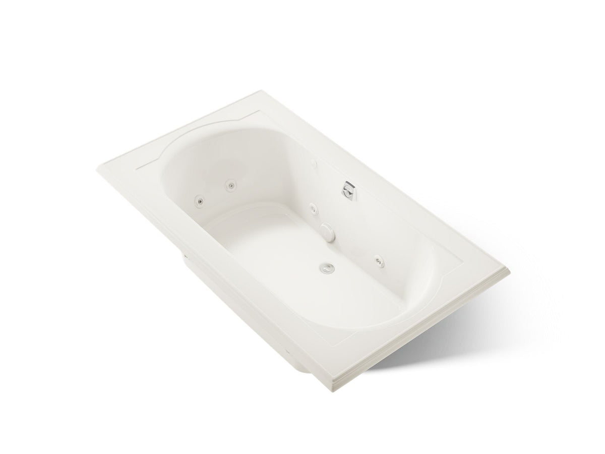 KOHLER K-1418-JH-96 Memoirs 72" X 42" Drop-In Whirlpool Bath - Biscuit