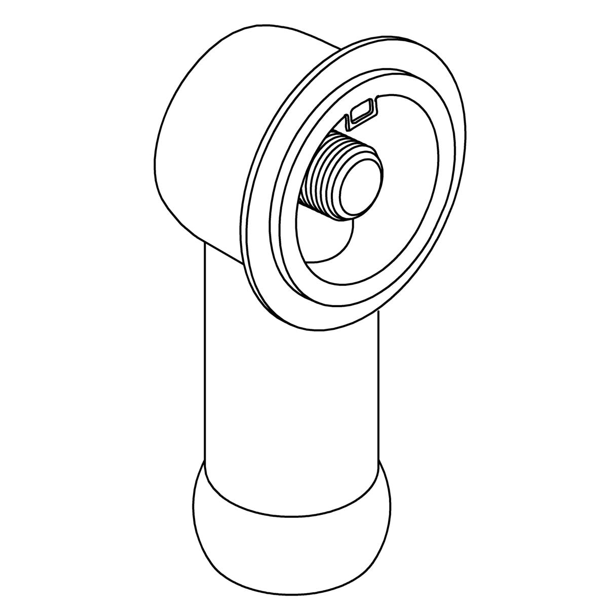 KOHLER K-1418254 Elbow, Overflow