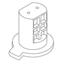 KOHLER K-1418460 Seat Damper Axis