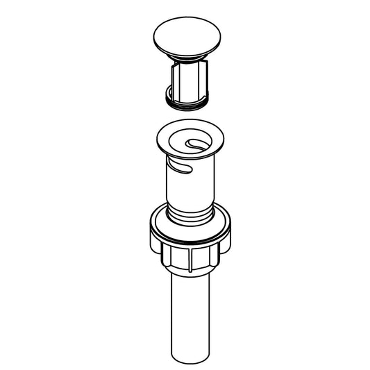 KOHLER Drain Assembly - Vibrant Brushed Nickel, K-1418495-BN