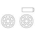 KOHLER Safety Stop Kit - Black, K-1419058-2BL