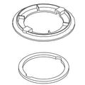 KOHLER Flange Kit - Vibrant Stainless, K-1419720-VS