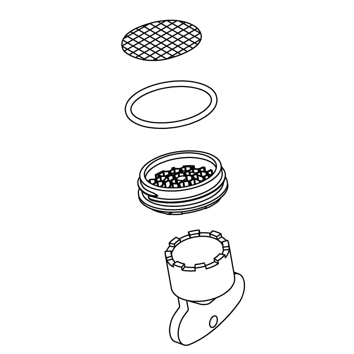 KOHLER Aerator, Service Kit, K-1420601