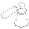 KOHLER Handle Assembly, Service, Ws - Matte Black, K-1421942-BL